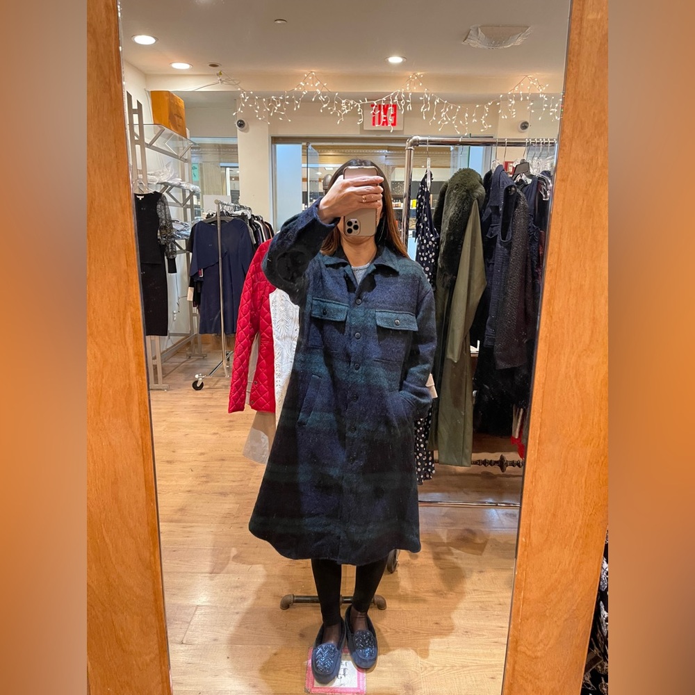 Amanda Uprichard button down wool coat